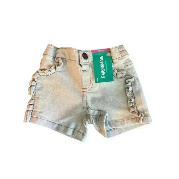 GARANIMALS SIZE 0-3 MONTH PURPLE AND LIGHT BLUE SHORTS - Picture 1 of 4